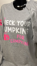 Load image into Gallery viewer, &#39;Check Your Pumpkins&#39; Breast Cancer Long Sleeve Shirt
