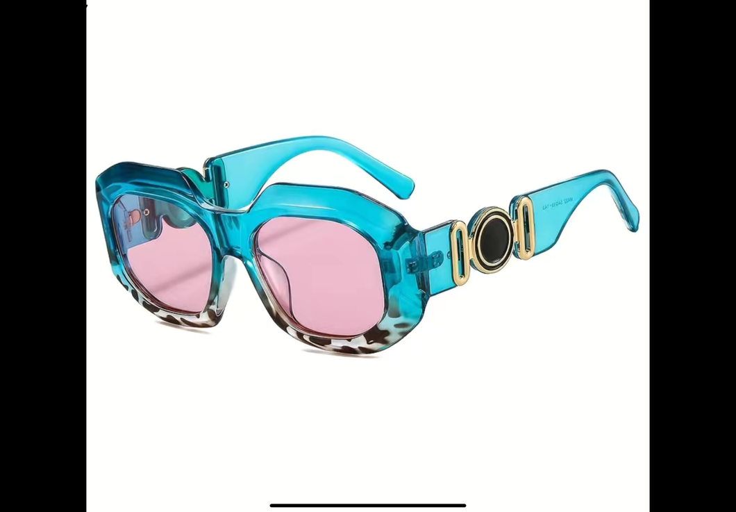 Vibrant Block frame Glasses