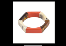 Load image into Gallery viewer, &#39;Vibrant Octagon Bangles&#39; Single color or 5pc Set
