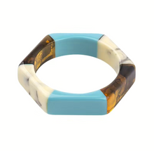 Load image into Gallery viewer, &#39;Vibrant Octagon Bangles&#39; Single color or 5pc Set
