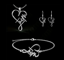 Load image into Gallery viewer, &#39;Faith&#39; 3pc Necklace Set
