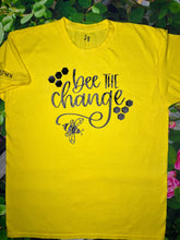 Load image into Gallery viewer, &#39;Bee The Change&#39; Tee
