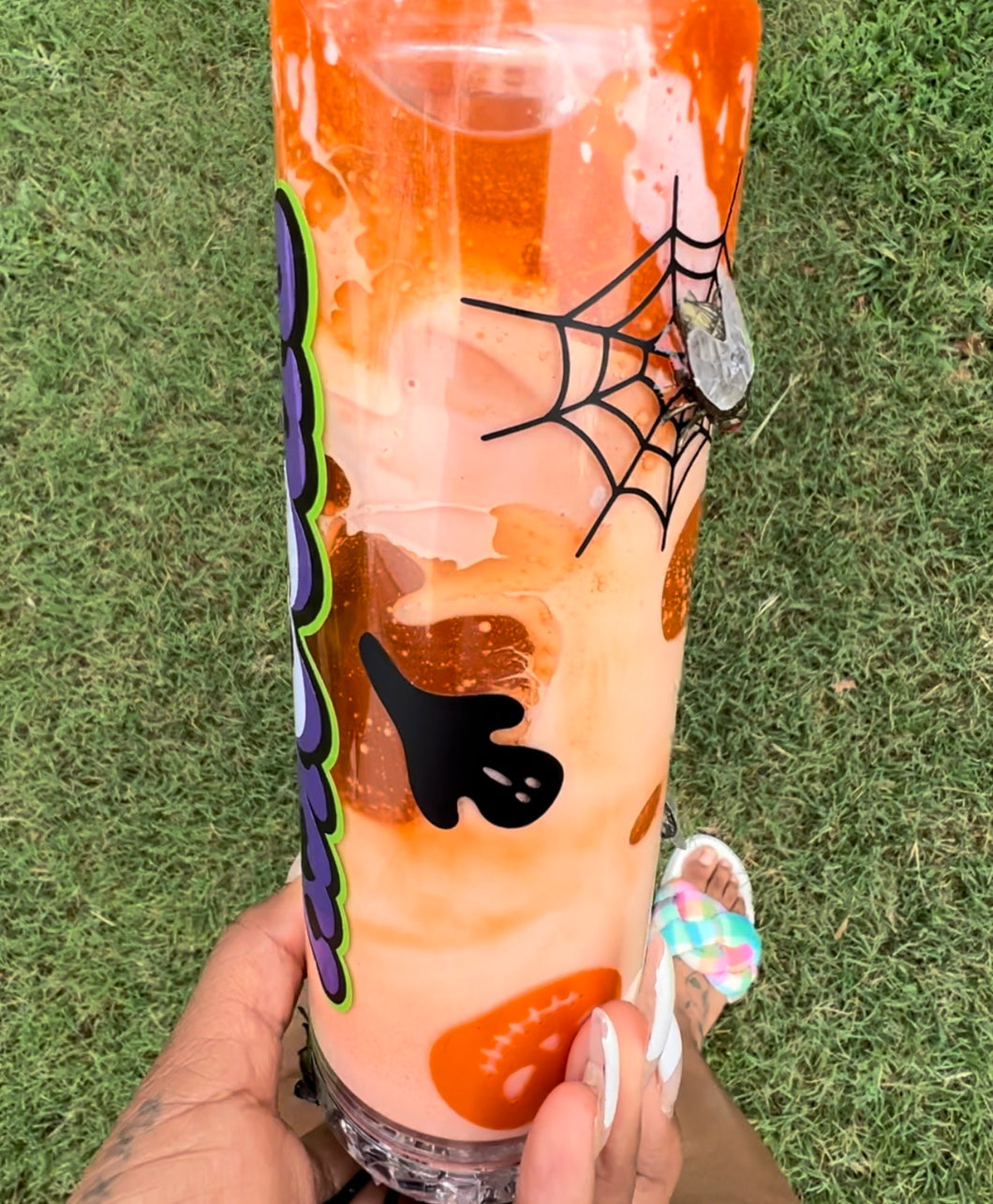 'Spooky Vibes' Halloween Tumbler