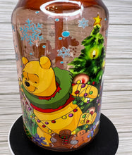 Load image into Gallery viewer, &#39;Whinnie The Pooh and Friends&#39; 2024 Christmas Glass Jar Cup
