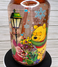 Load image into Gallery viewer, &#39;Whinnie The Pooh and Friends&#39; 2024 Christmas Glass Jar Cup
