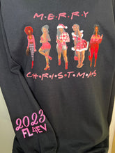 Load image into Gallery viewer, &#39;Mery Christmas Ladies&#39; Long Sleeve T-Shirt
