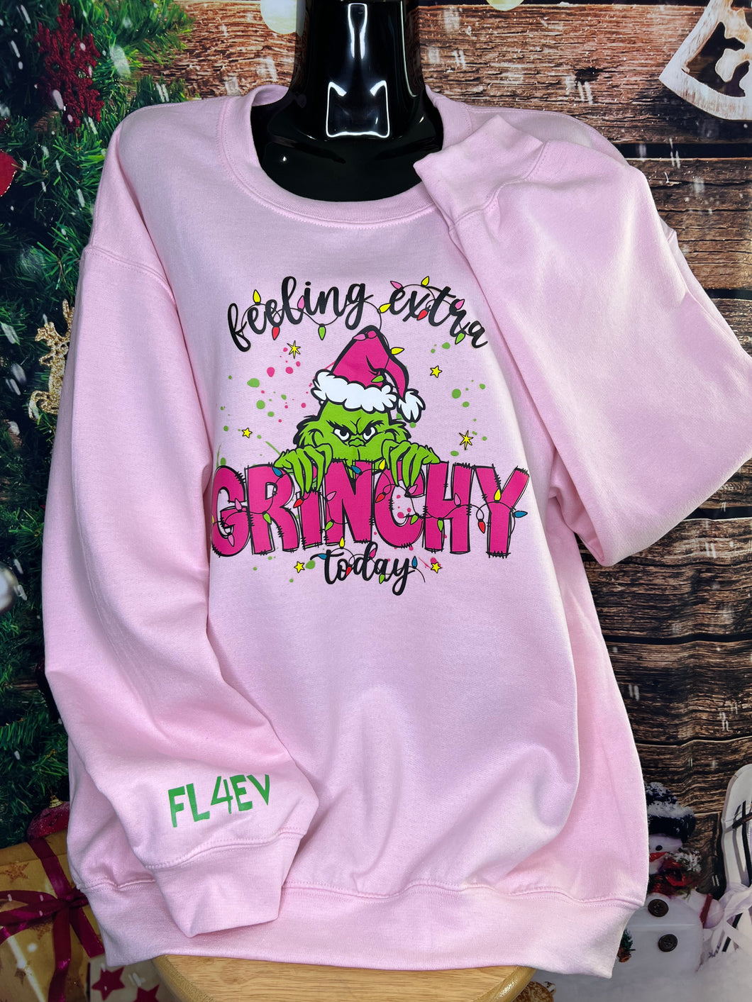 'Feeling Grinchy' Long Sleeve Sweater