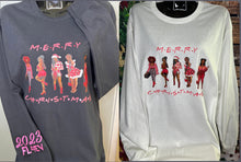 Load image into Gallery viewer, &#39;Mery Christmas Ladies&#39; Long Sleeve T-Shirt
