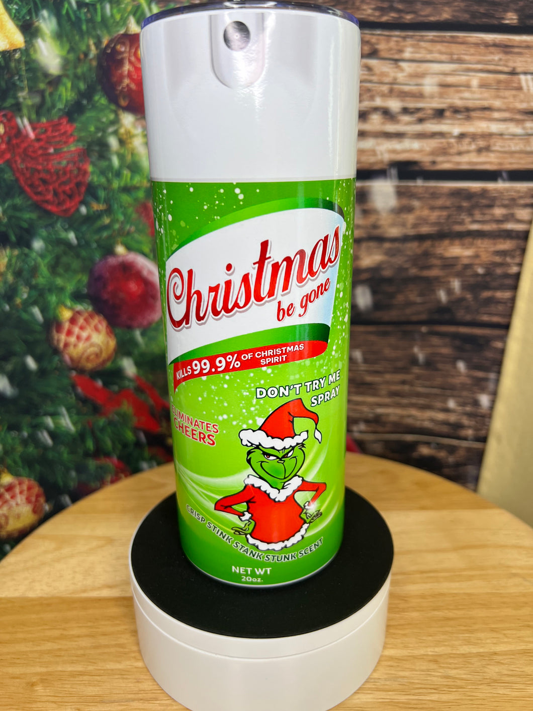 'Christmas Be Gone' Stainless Steel Tumbler