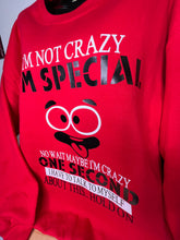 Load image into Gallery viewer, &#39;I&#39;m Special&#39; Red Sweater
