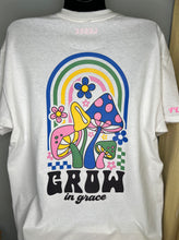 Load image into Gallery viewer, &#39;Grow In Grace&#39; Double sided Trippy Tee
