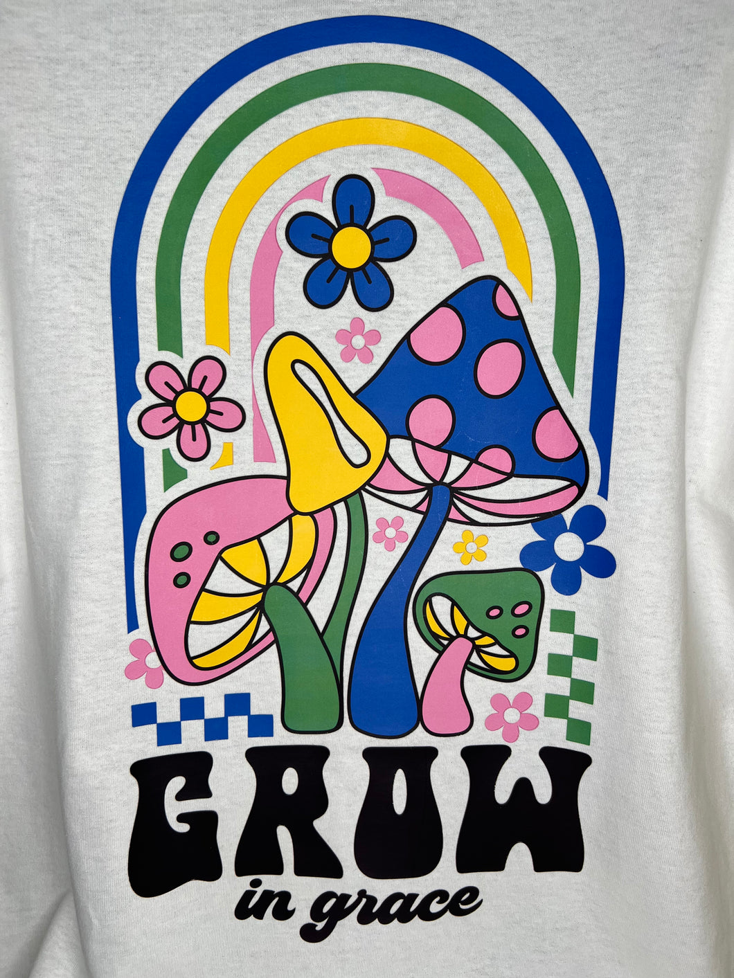 'Grow In Grace' Double sided Trippy Tee