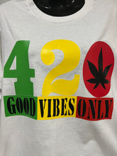 Load image into Gallery viewer, &#39;420 Good Vibes&#39; Tee
