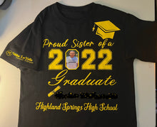 Load image into Gallery viewer, Customized Graduation Picture Tee
