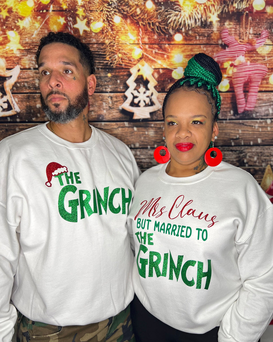 Married 2 The Grinch Sweaters