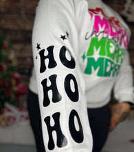 Load image into Gallery viewer, Merry Christmas HO HO HO Sweater
