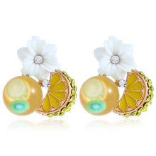 Load image into Gallery viewer, Felisha&#39;s Box &#39;Lemonade&#39; Stud Earrings
