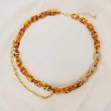 Load image into Gallery viewer, &#39;Sheeba&#39; Zamunda Leopard Multilayered Clavicle Necklace
