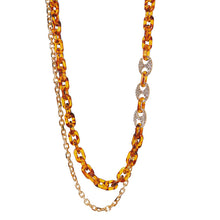 Load image into Gallery viewer, &#39;Sheeba&#39; Zamunda Leopard Multilayered Clavicle Necklace
